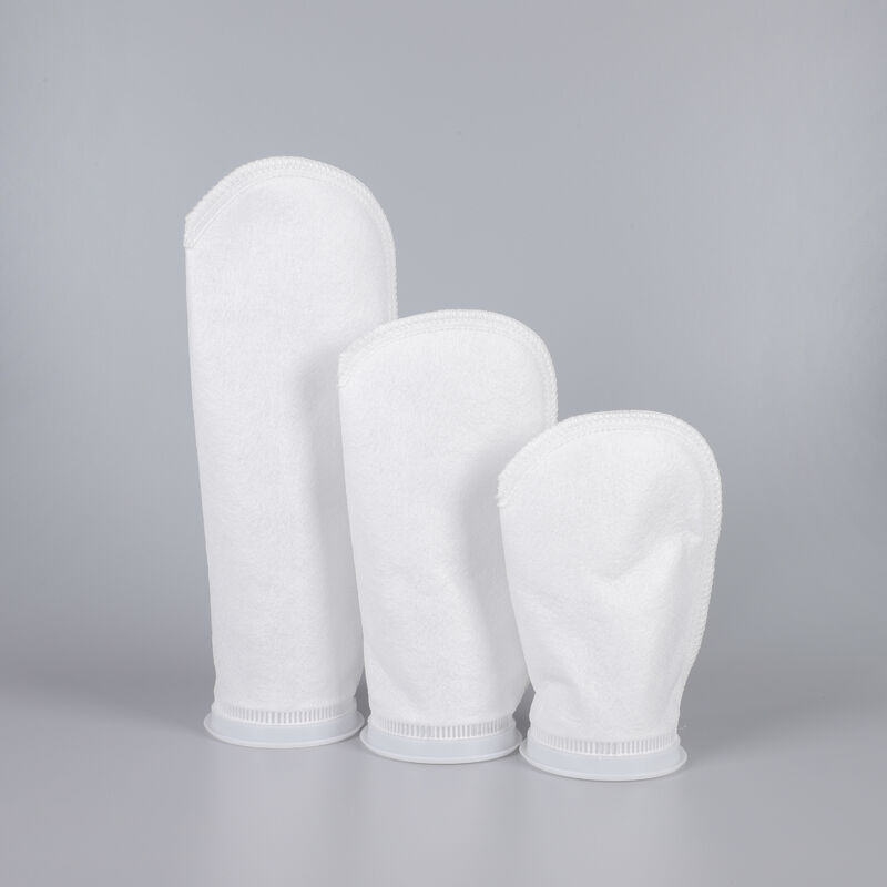Sachet filtre liquide en polyester de haute précision de filtration avec taille personnalisée et garantie de 1,5 an